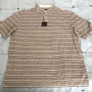 NWT Men's striped Polo shirt